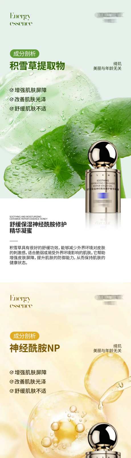能量精华成分解析海报-采灵感-https://www.cailinggan.com/