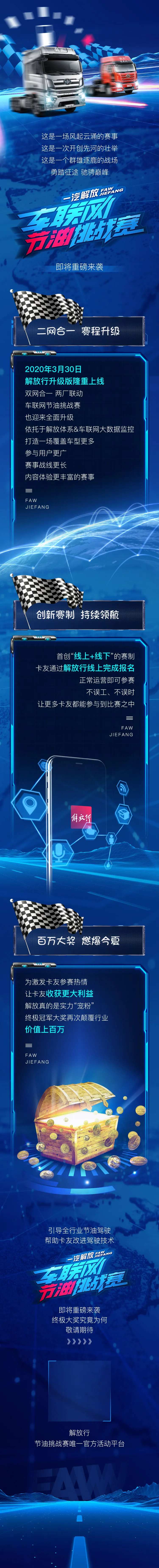 科技风节油大赛预热朋友圈图文设计-采灵感-cailinggan.com