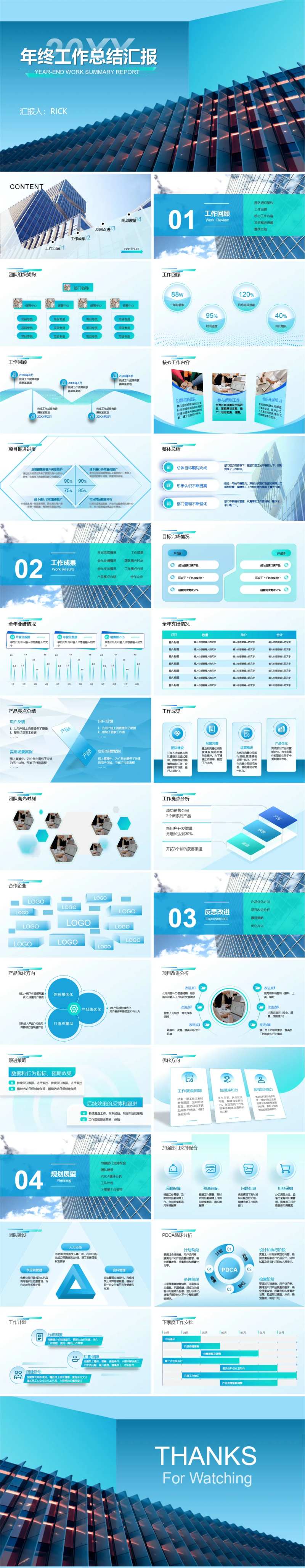 年终工作总结汇报PPT-采灵感-cailinggan.com