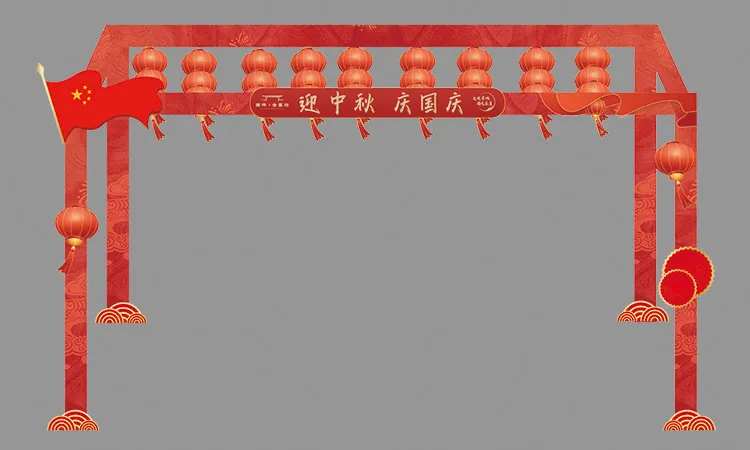 新门楼桁架门头-采灵感-cailinggan.com