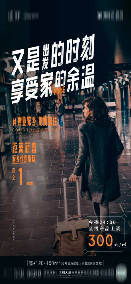 返乡置业价值点简约海报                                                                                                                                                                                             -采灵感-https://www.cailinggan.com/