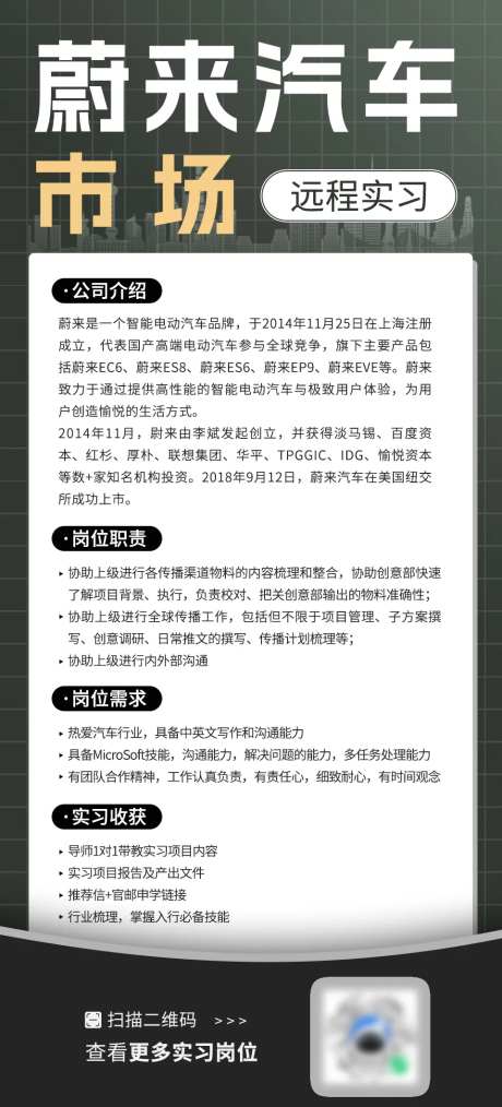 名企实习岗位介绍海报-采灵感-https://www.cailinggan.com/