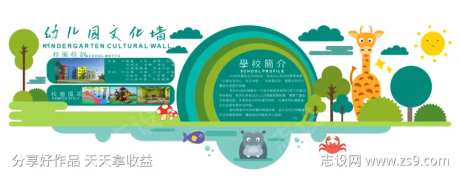 幼儿园文化墙-采灵感-https://www.cailinggan.com/
