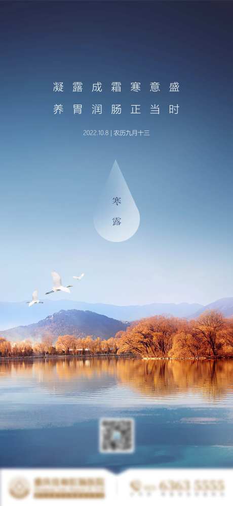 寒露节气海报-采灵感-https://www.cailinggan.com/