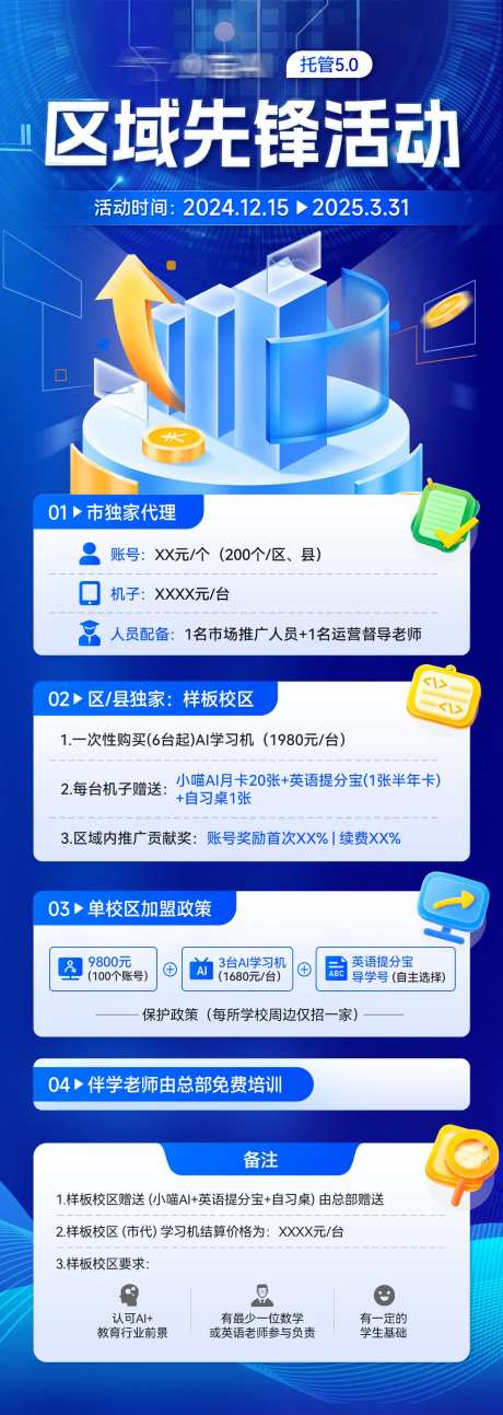 AI智能教育学习区域运营活动海报-采灵感-https://www.cailinggan.com/