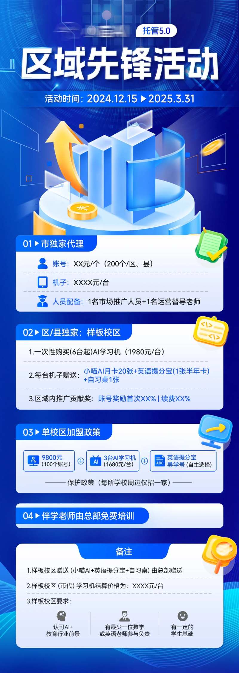 AI智能教育学习区域运营活动海报-采灵感-cailinggan.com
