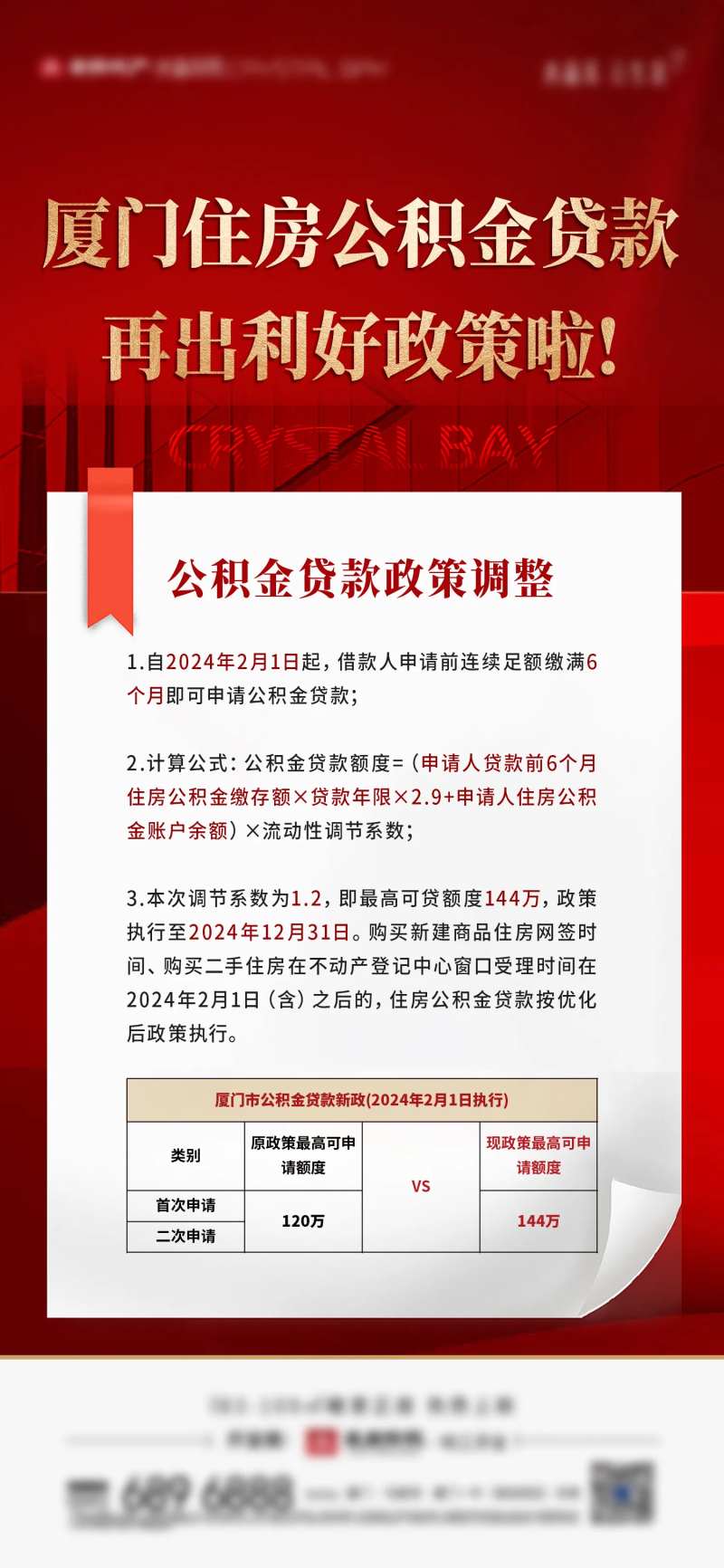 地产政策公积金海报-采灵感-cailinggan.com