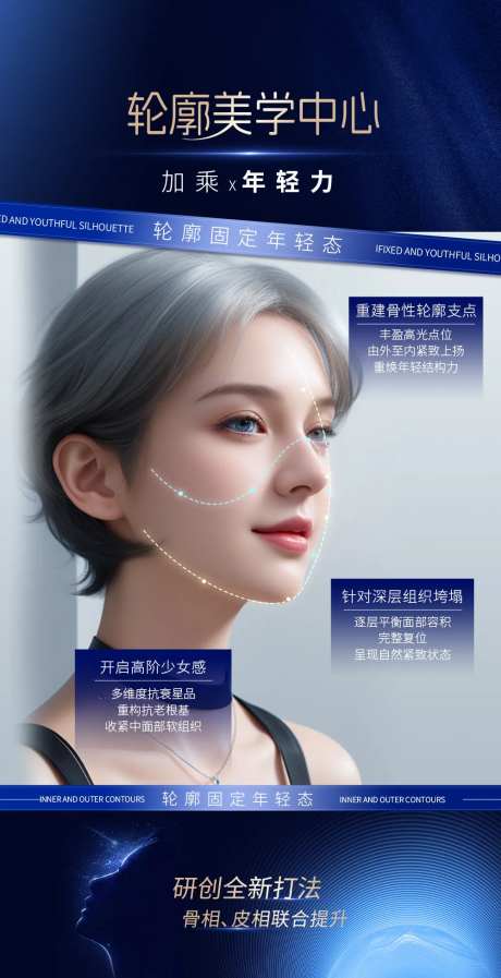 面部轮廓组图海报-采灵感-https://www.cailinggan.com/