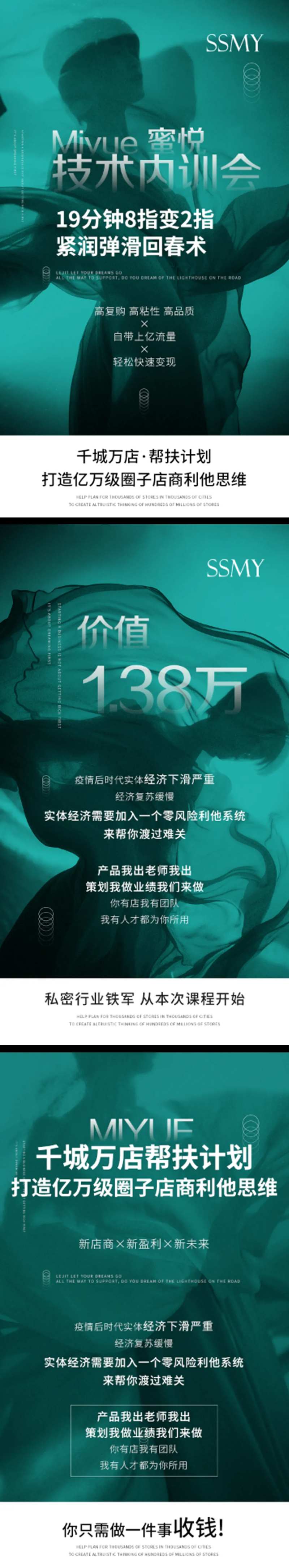 医美私密内训会系列海报-采灵感-cailinggan.com