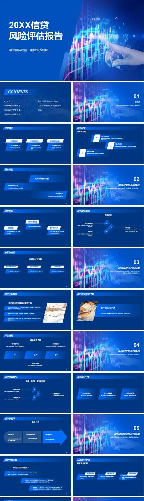 金融信贷风险评估报告PPT-采灵感-https://www.cailinggan.com/