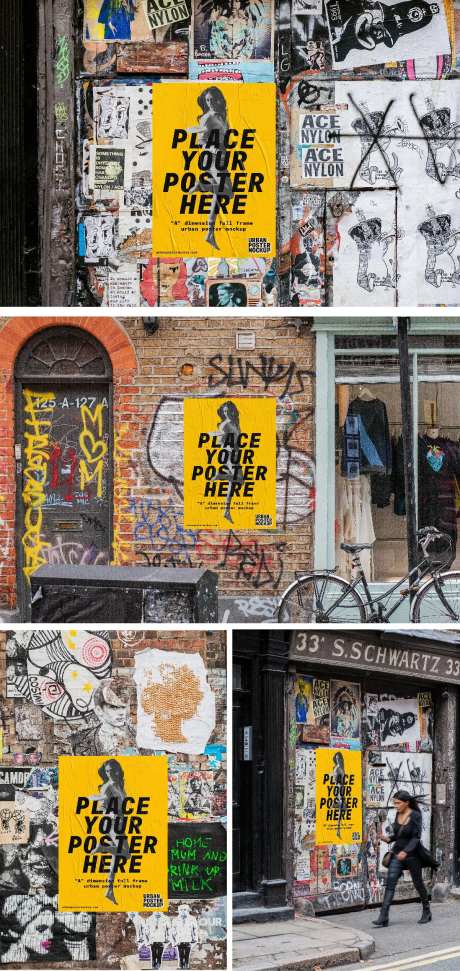 城市涂鸦海报展板-采灵感-https://www.cailinggan.com/