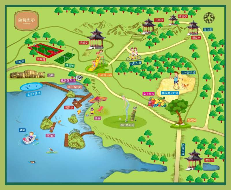 社区游玩地图-采灵感-cailinggan.com