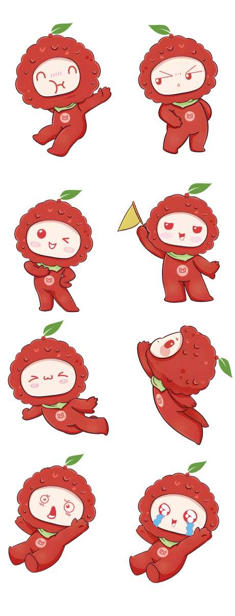 荔枝IP卡通人物设计-采灵感-https://www.cailinggan.com/