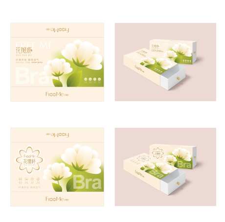内衣花瓣杯盒子设计图-采灵感-https://www.cailinggan.com/