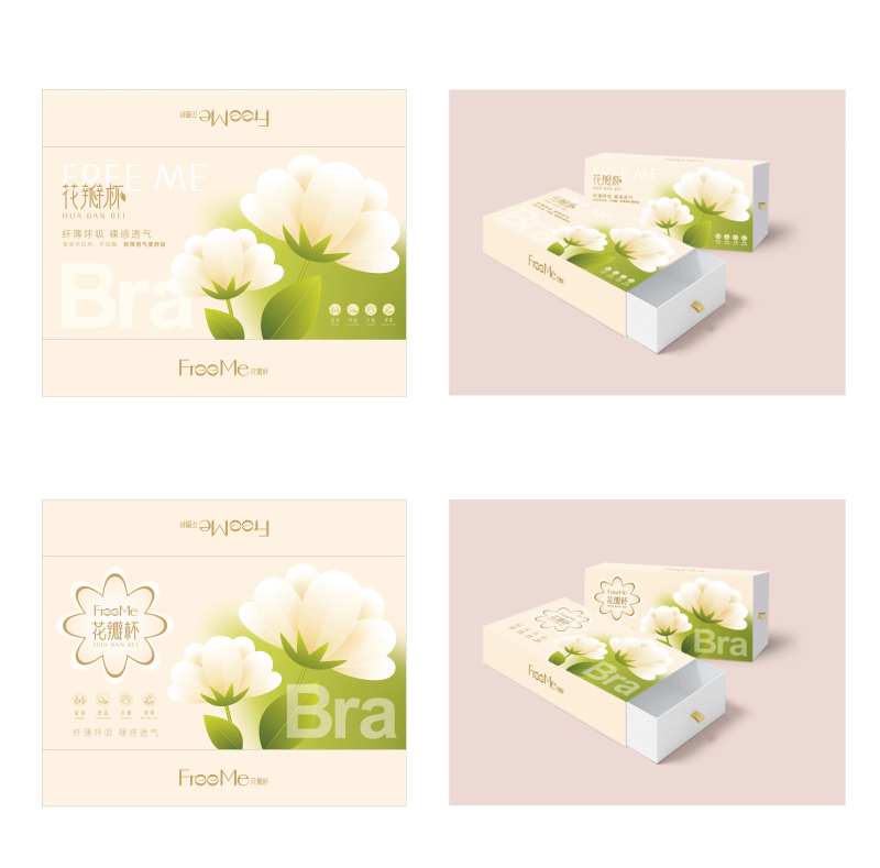 内衣花瓣杯盒子设计图-采灵感-cailinggan.com