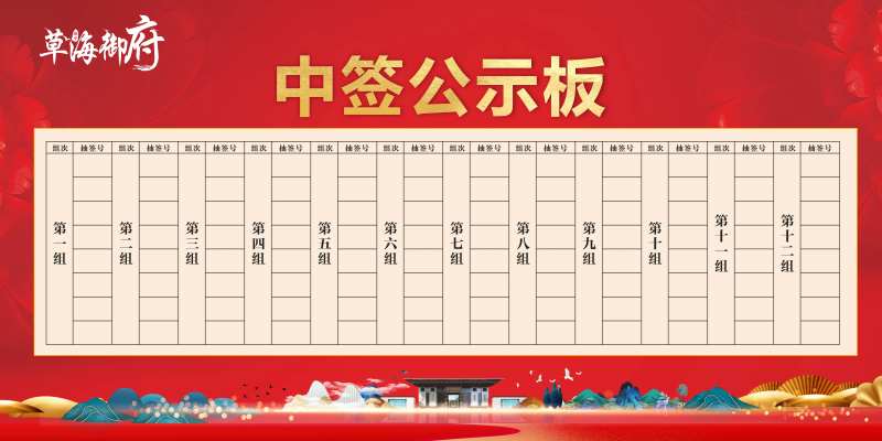 地产签约公示栏-采灵感-cailinggan.com