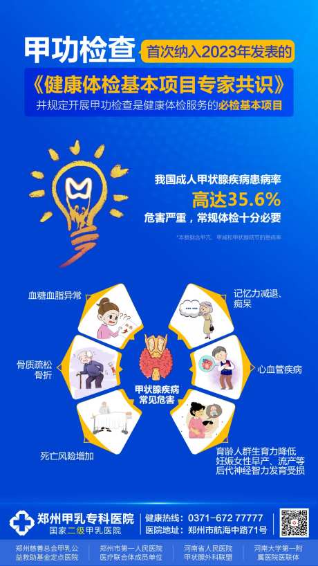 甲状腺科普海报-采灵感-https://www.cailinggan.com/