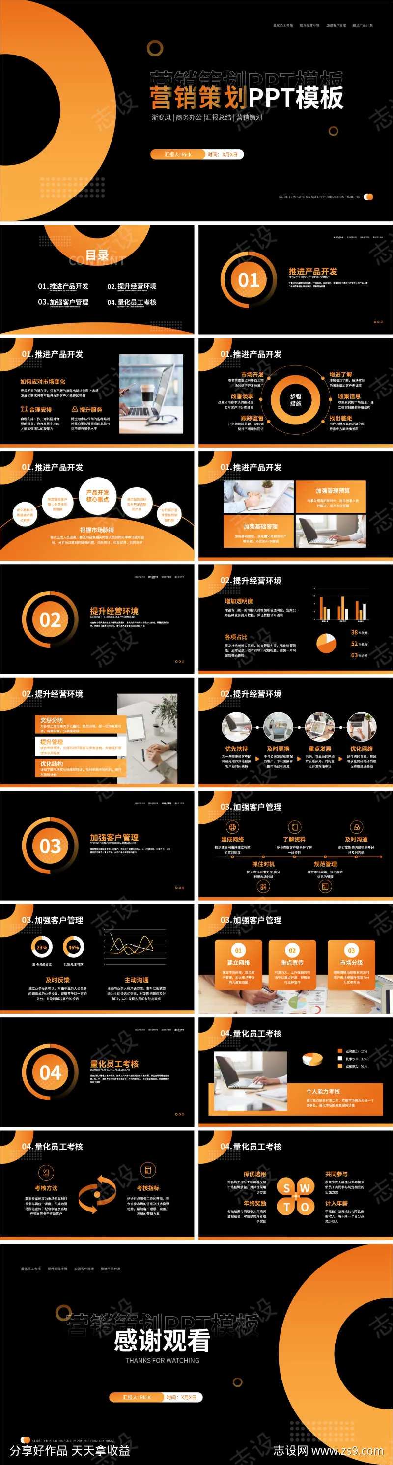 商务营销策划PPT模板-采灵感-cailinggan.com