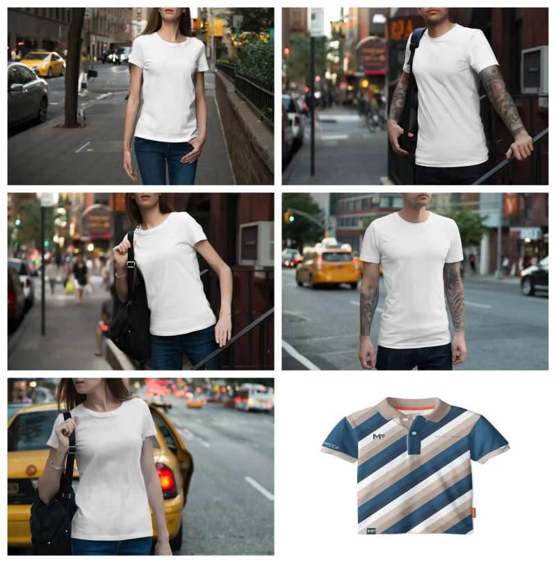 服饰短袖简约样机-采灵感-cailinggan.com