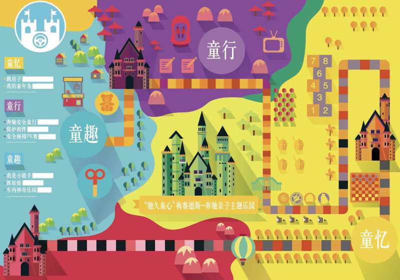 亲子体验营活动乐园导视图海报-采灵感-cailinggan.com