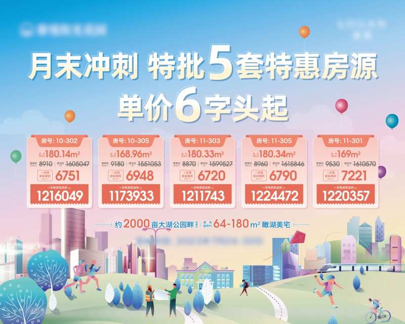 月末冲刺房源展板-采灵感-cailinggan.com