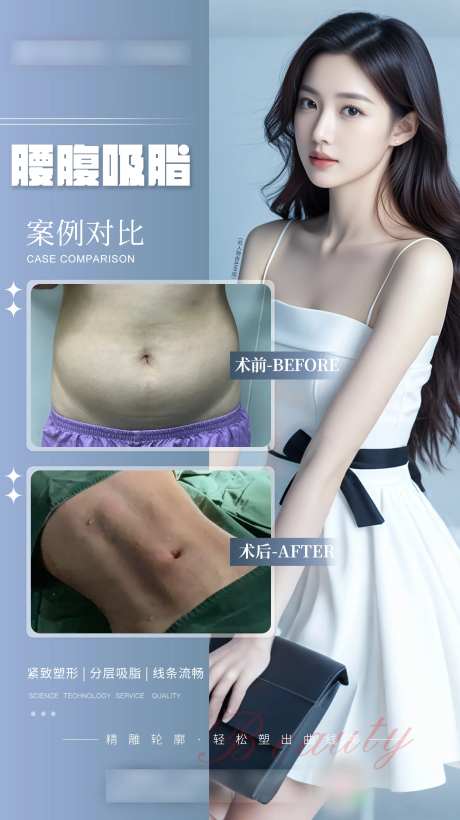 腰腹吸脂案例-采灵感-https://www.cailinggan.com/
