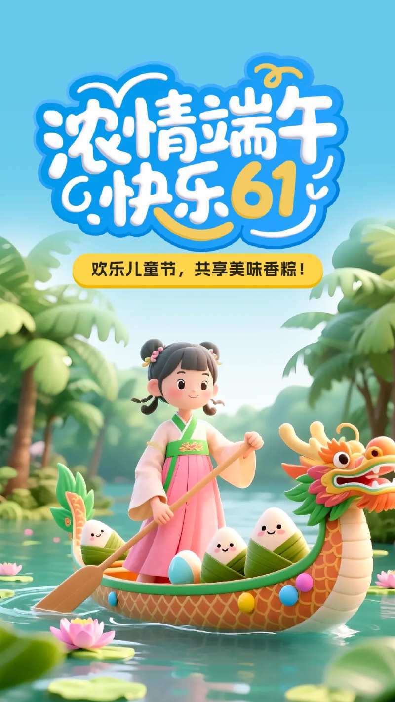 浓情端午,快乐61-采灵感-cailinggan.com