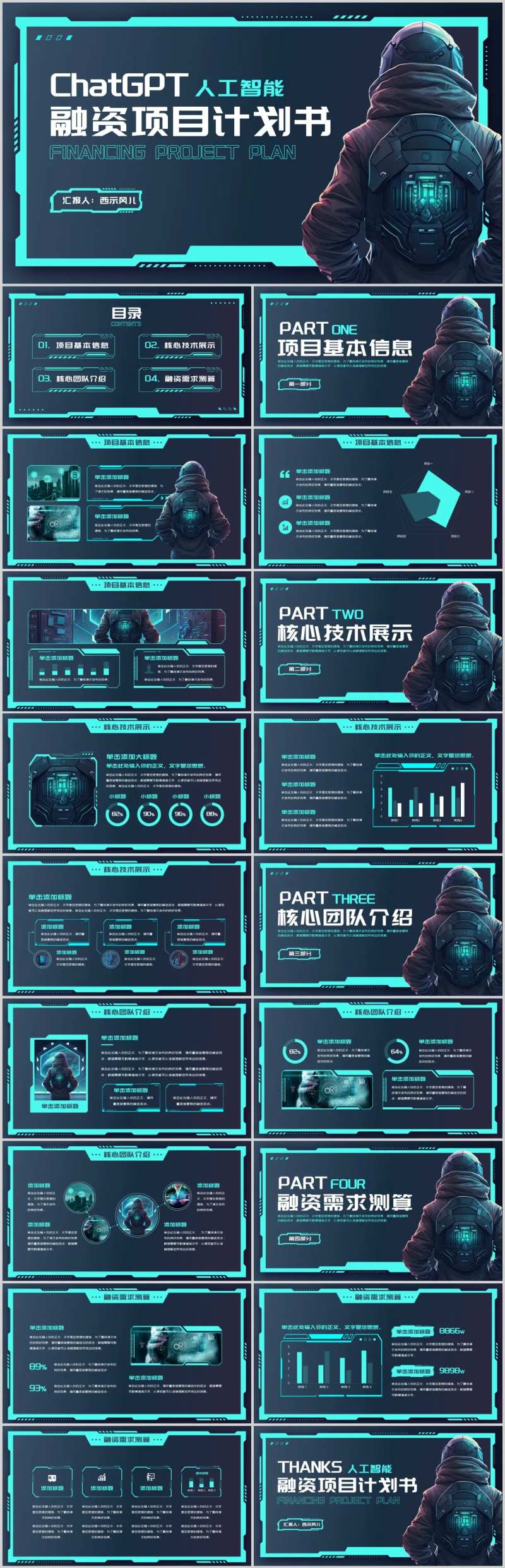 ChatGPT创业融资计划书PPT-采灵感-cailinggan.com