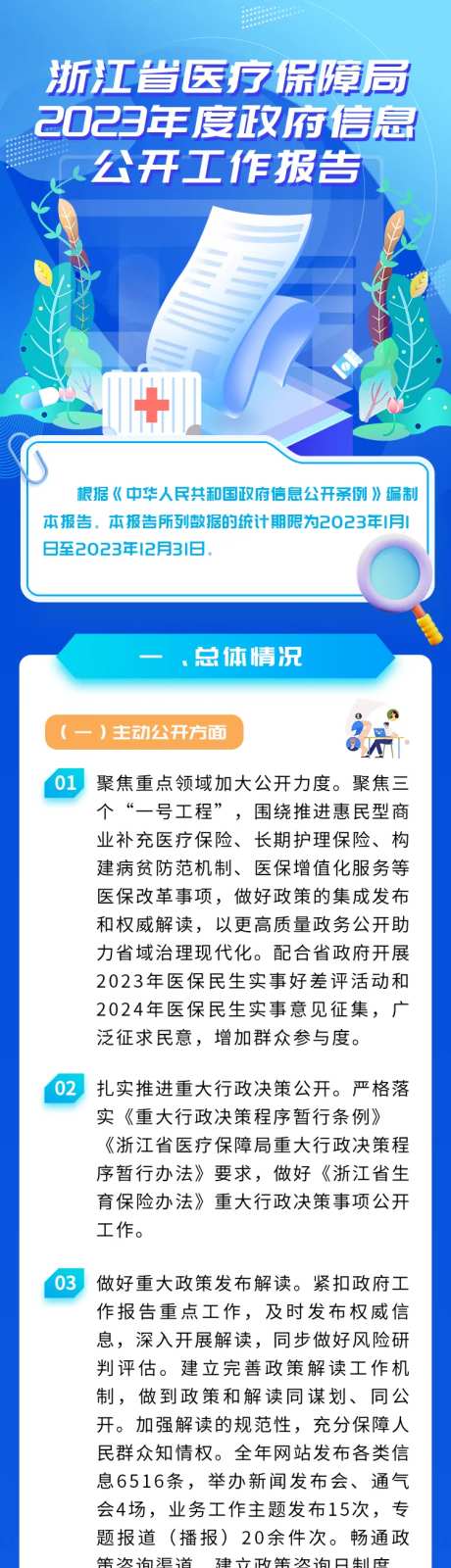 医疗工作报告长图专题设计-采灵感-https://www.cailinggan.com/