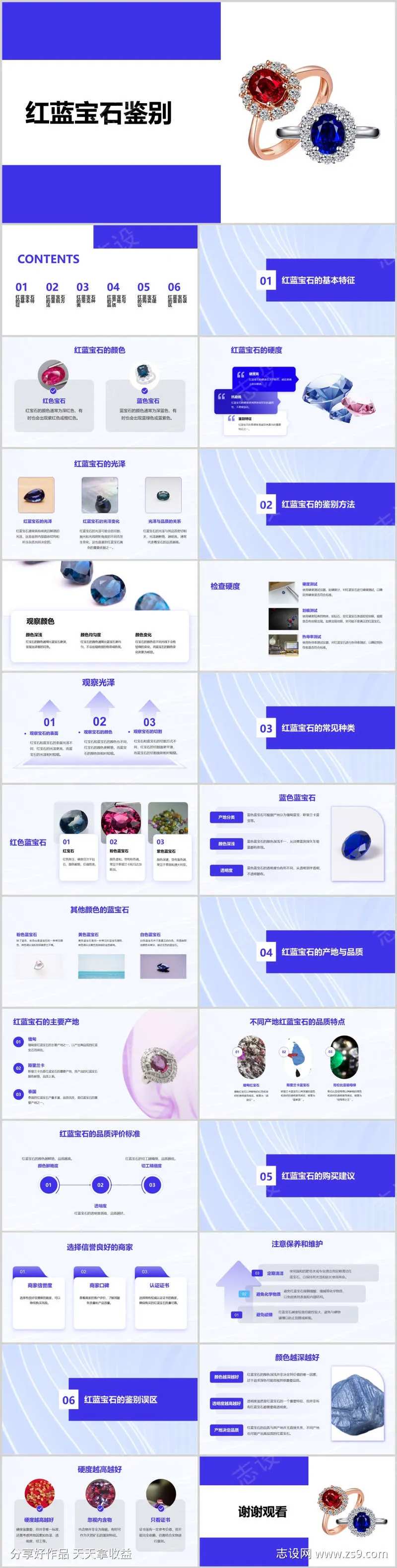 红蓝宝石鉴别PPT-采灵感-cailinggan.com