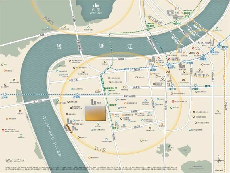 地产杭州区位图-采灵感-cailinggan.com