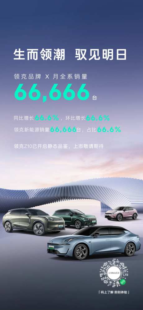 汽车销量宣传海报 -采灵感-https://www.cailinggan.com/