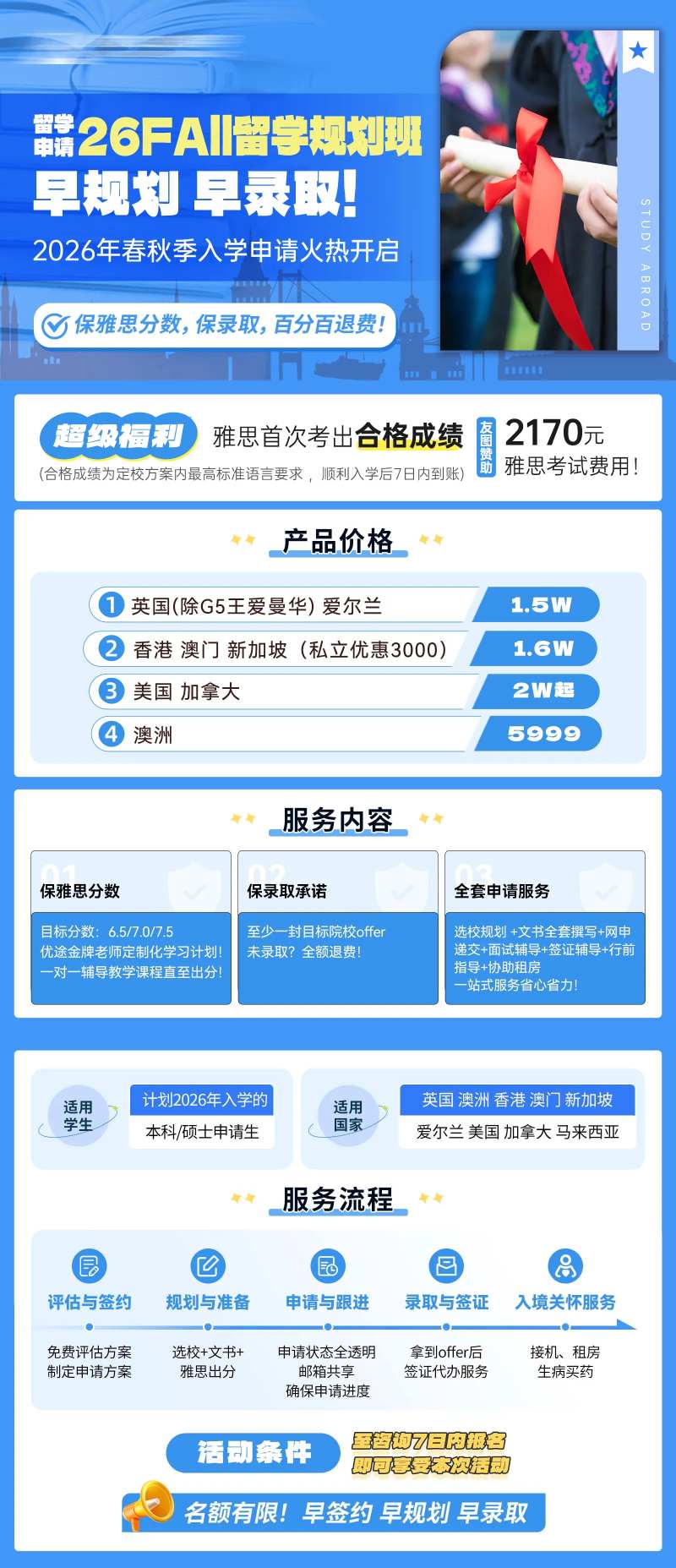留学申请规划班海报-采灵感-cailinggan.com