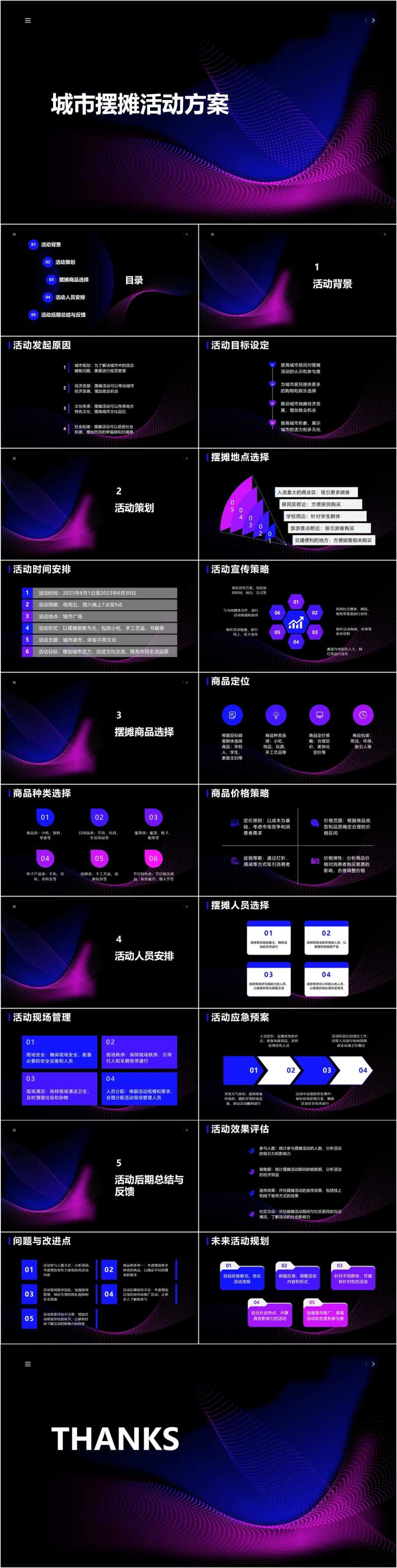 城市摆摊活动方案PPT-采灵感-cailinggan.com