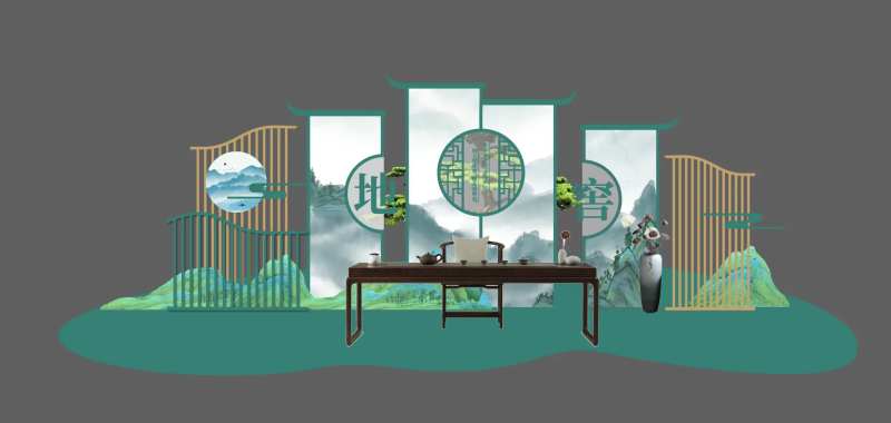 中式造景区-采灵感-cailinggan.com