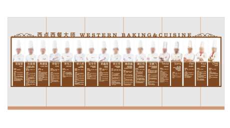 酒店餐厅员工风采展示墙-采灵感-https://www.cailinggan.com/