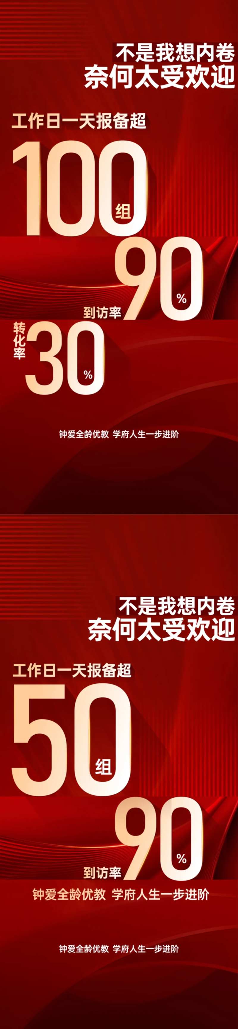 房地产热销数字系列海报-采灵感-cailinggan.com