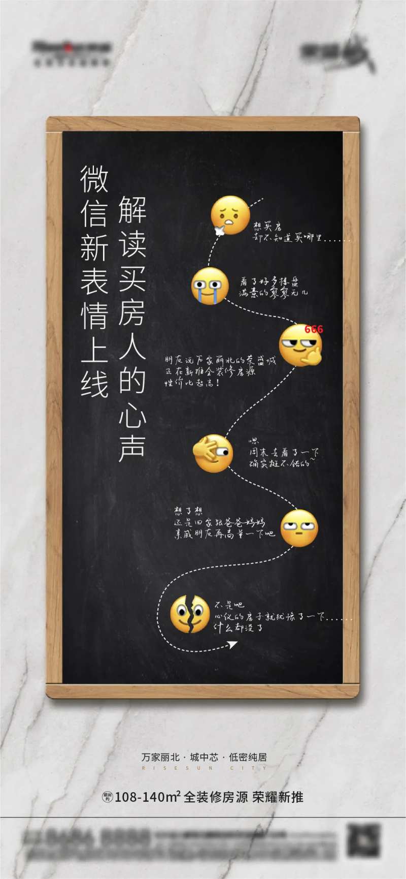 地产扎心表情包海报-采灵感-cailinggan.com