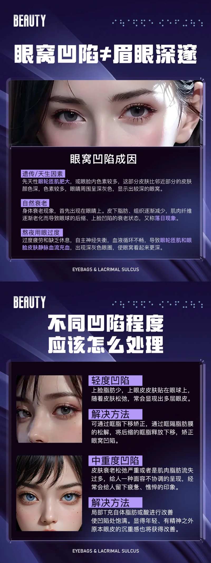 医美科普眼窝凹陷海报-采灵感-cailinggan.com