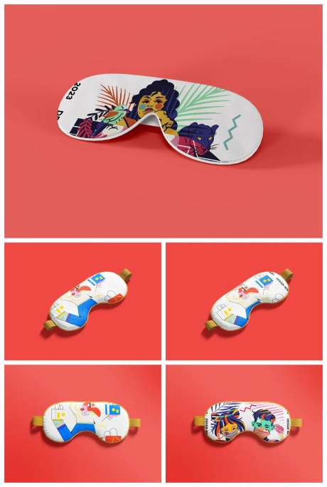 动漫睡眠眼罩样机-采灵感-https://www.cailinggan.com/