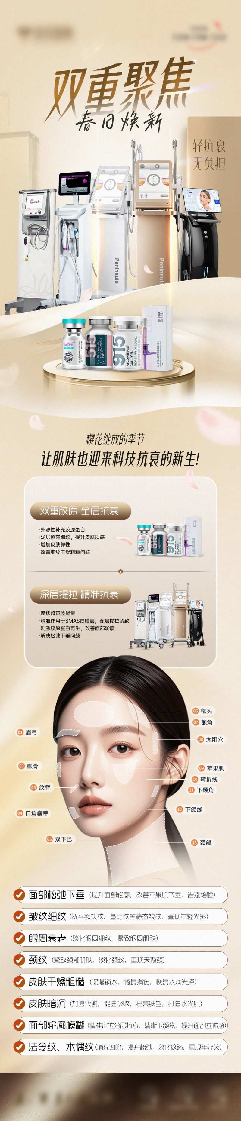 医美胶原蛋白双重聚焦长图-采灵感-cailinggan.com