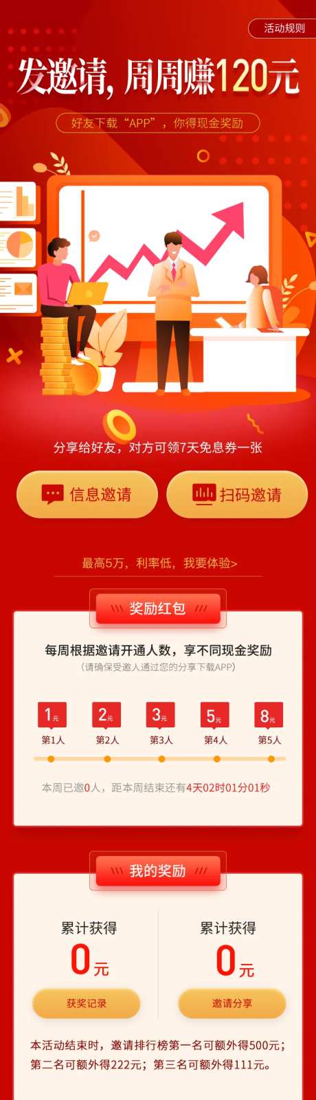 邀请新用户推广宣传专题设计-采灵感-https://www.cailinggan.com/