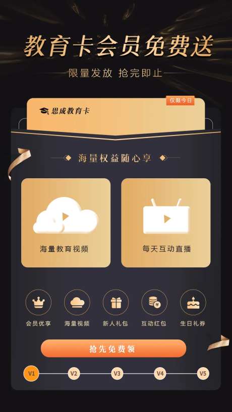 黑金会员海报-采灵感-https://www.cailinggan.com/
