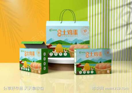 鸡蛋包装设计 产品包装设计 食品包装设计-采灵感-https://www.cailinggan.com/