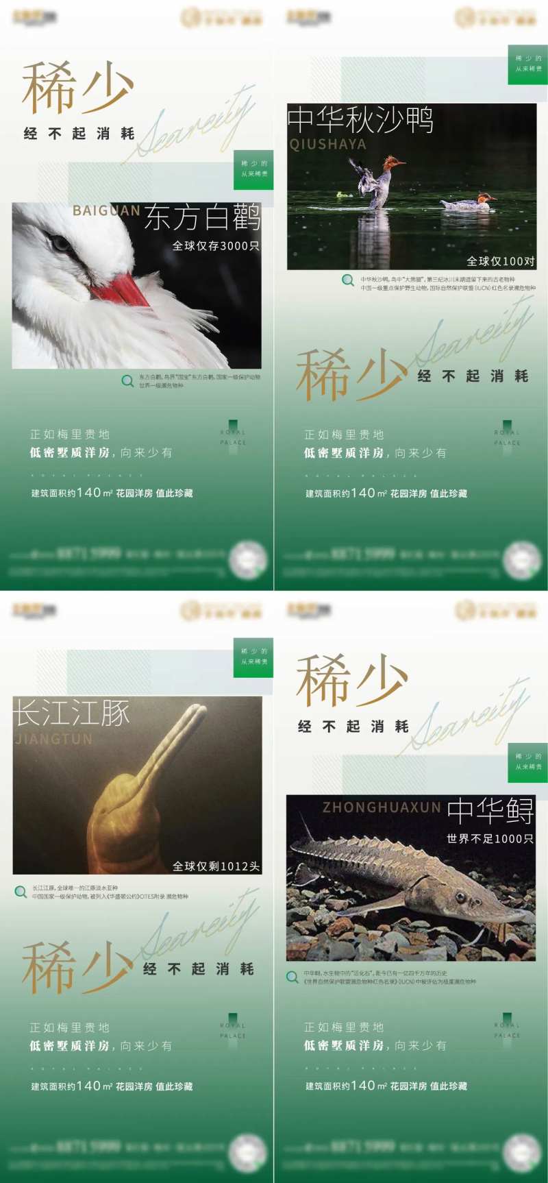 地产稀少价值海报-采灵感-cailinggan.com