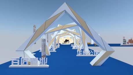 3D效果图活动布置-采灵感-https://www.cailinggan.com/