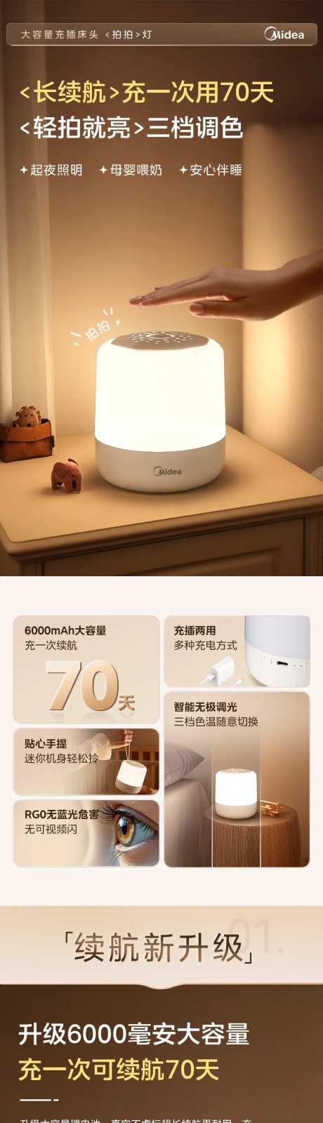 母婴灯小夜灯台灯家具电商详情页-采灵感-https://www.cailinggan.com/