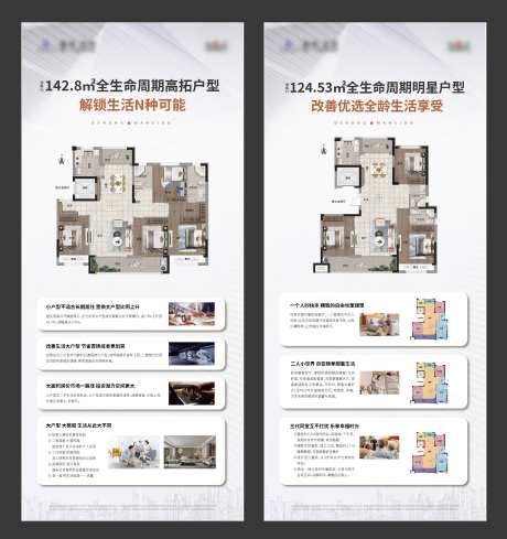 地产户型解析展架-采灵感-https://www.cailinggan.com/