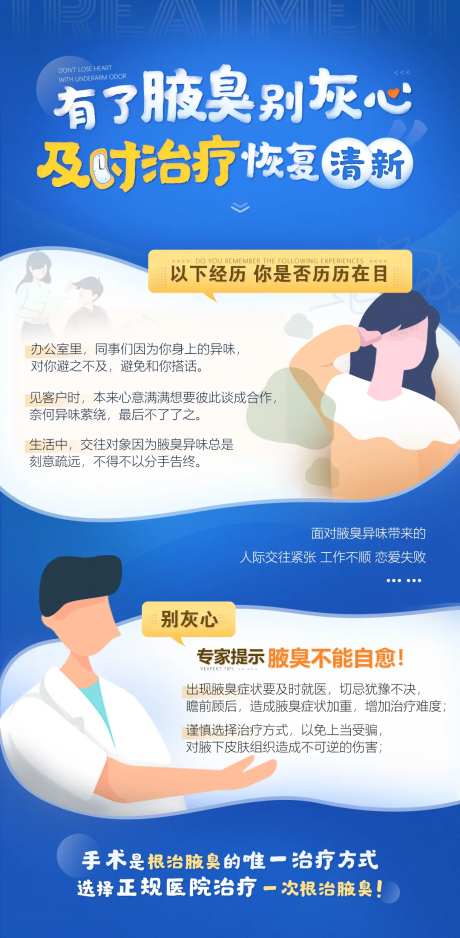 医疗插画创意海报-采灵感-https://www.cailinggan.com/