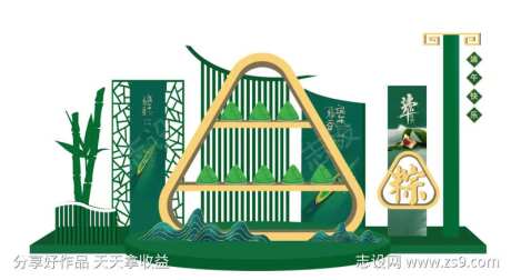 端午节美陈展览合影道具-采灵感-https://www.cailinggan.com/